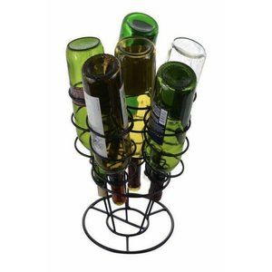 6-Bottle Black Bouquet Wine Rack